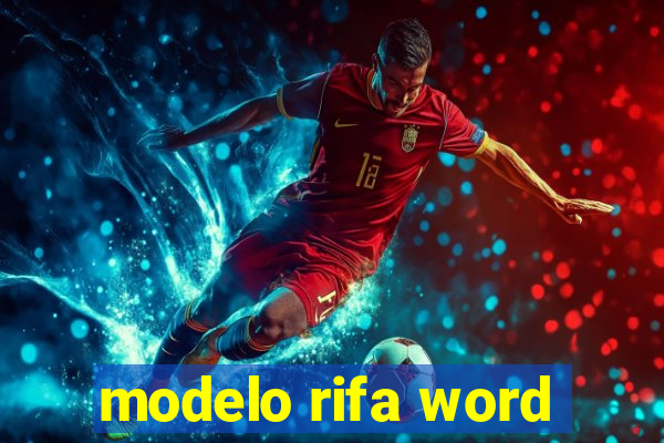 modelo rifa word